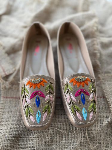 Embroidered Dress Loafers